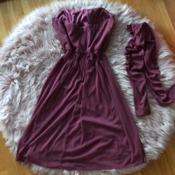 beautiful pink strapless dress - Picture 3 of 7